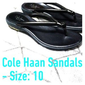 NWOT - Cole Haan Beautiful Black Sandals!